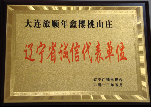 年鑫樱桃园荣誉